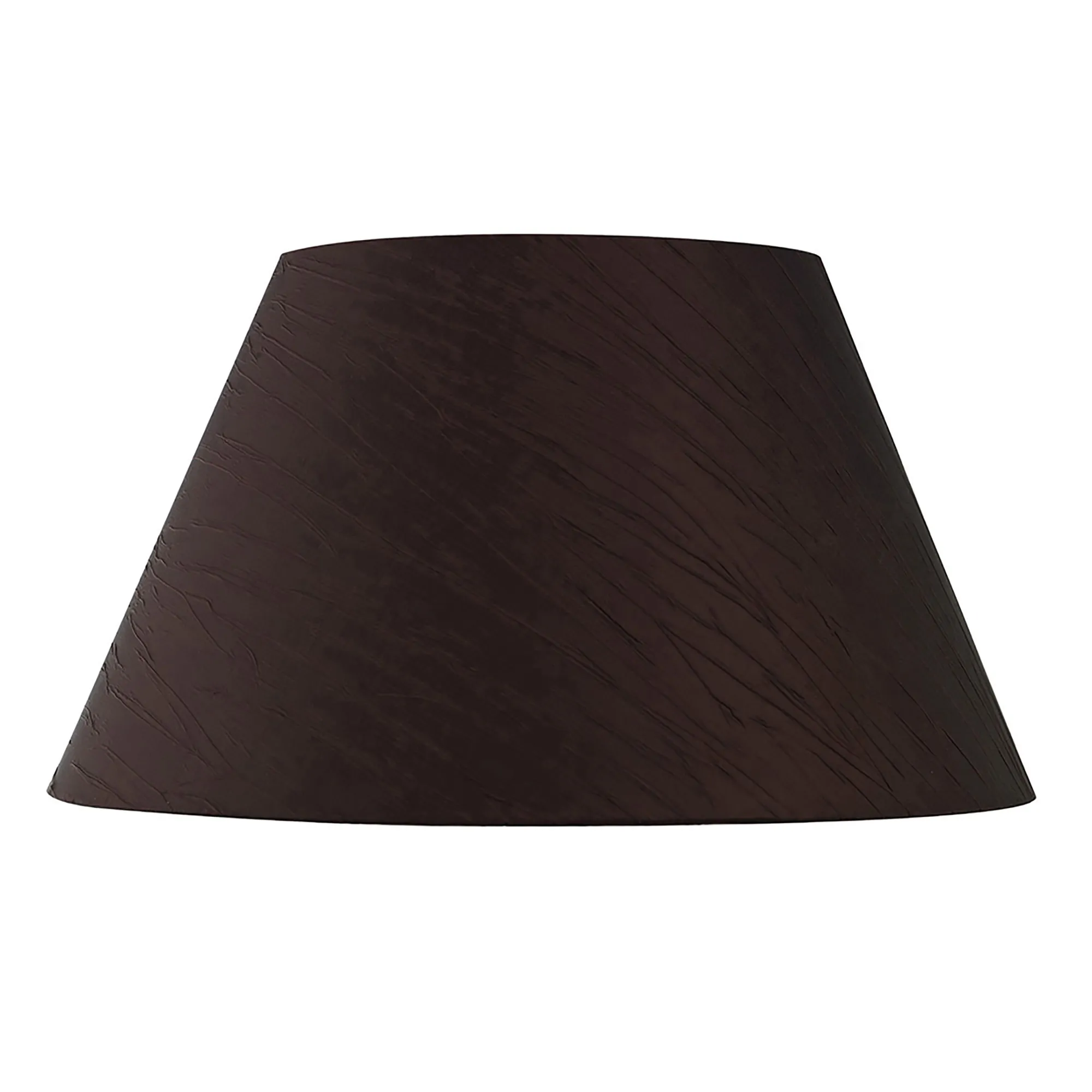 ILS10402  Wrinkle 40cm Fabric Shade Chocolate